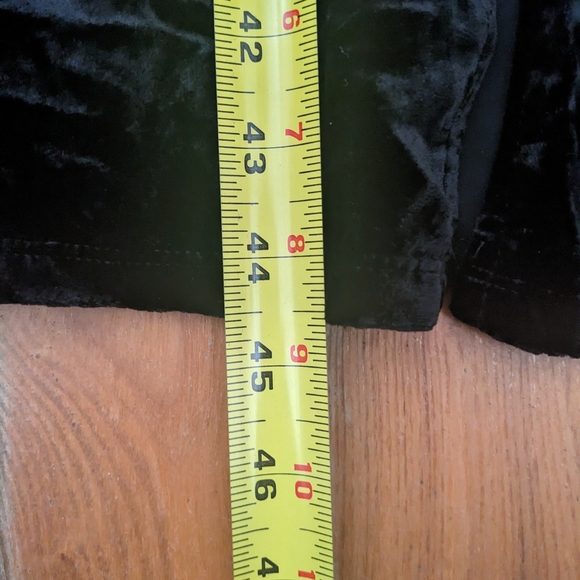 Sweet Baby Jamie Black Collared Velvet Dress Size XL Jamie Mizrahi - Picture 6 of 16